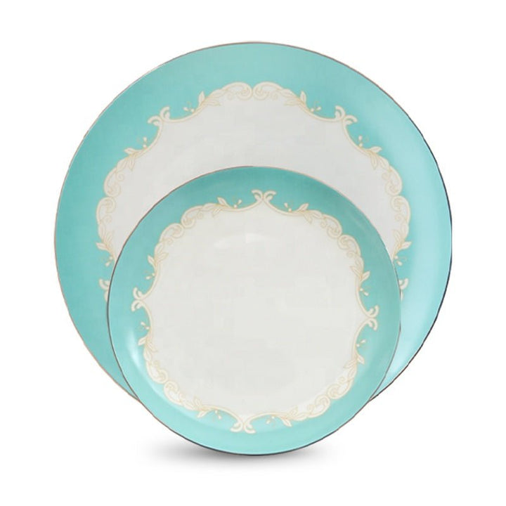 Alba Royal Bone China Dinner Set - 16 | 24 Piece - KitchBoom