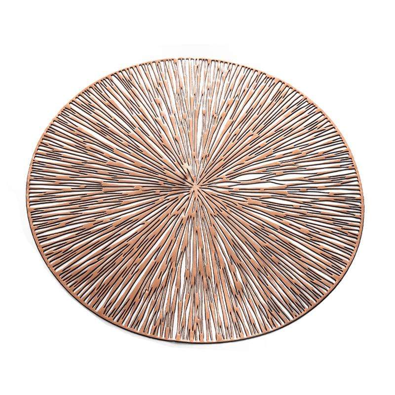 Chic Home Placemats - Rose Gold - Set of 2 - KitchBoom
