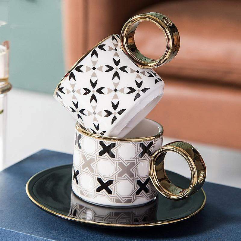 La Royal Turkish Coffee Cup, Saucer and Spoon - KitchBoom