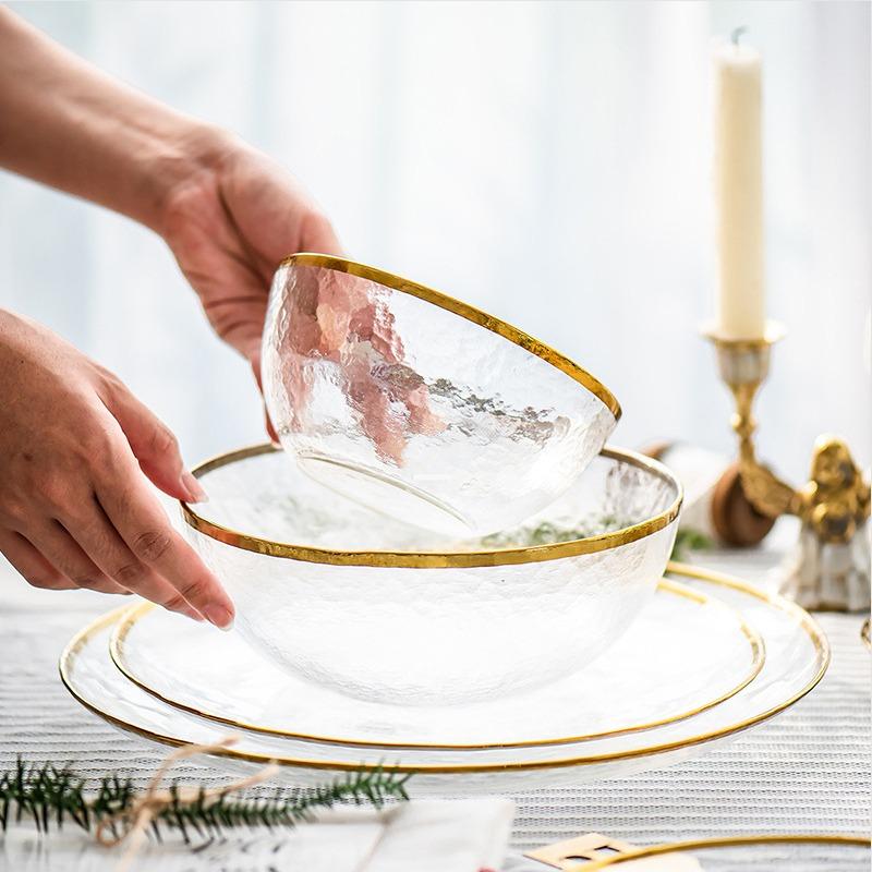 Luxe Royal Glass Plates | Bowls - KitchBoom