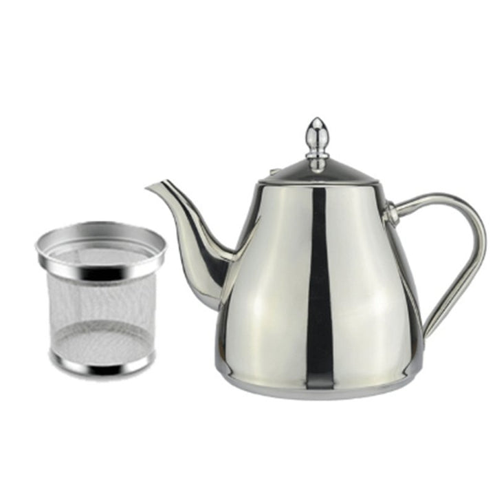 Set teiera e colino in acciaio inossidabile Straina - 1500 ml