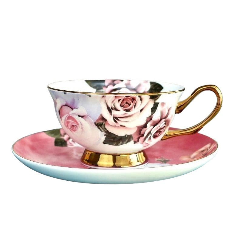 The 1837 Bone China Teacup, Saucer and Spoon Teacups KitchBoom