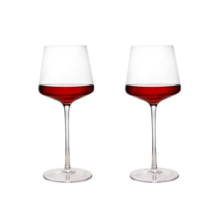 Verres à vin en cristal de luxe intemporels - Ensemble de deux